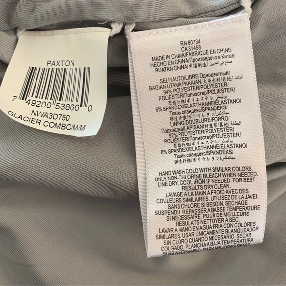 BCBGMaxAzria Grey Silver PAXTON Mini Skirt NWT B18/25 - Picture 7 of 10